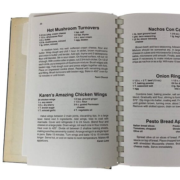 Harvest Gifts 1995 Spiral Bound Cookbook Saint Ann Catholic Church Coppell Texas - Picture 6 of 16